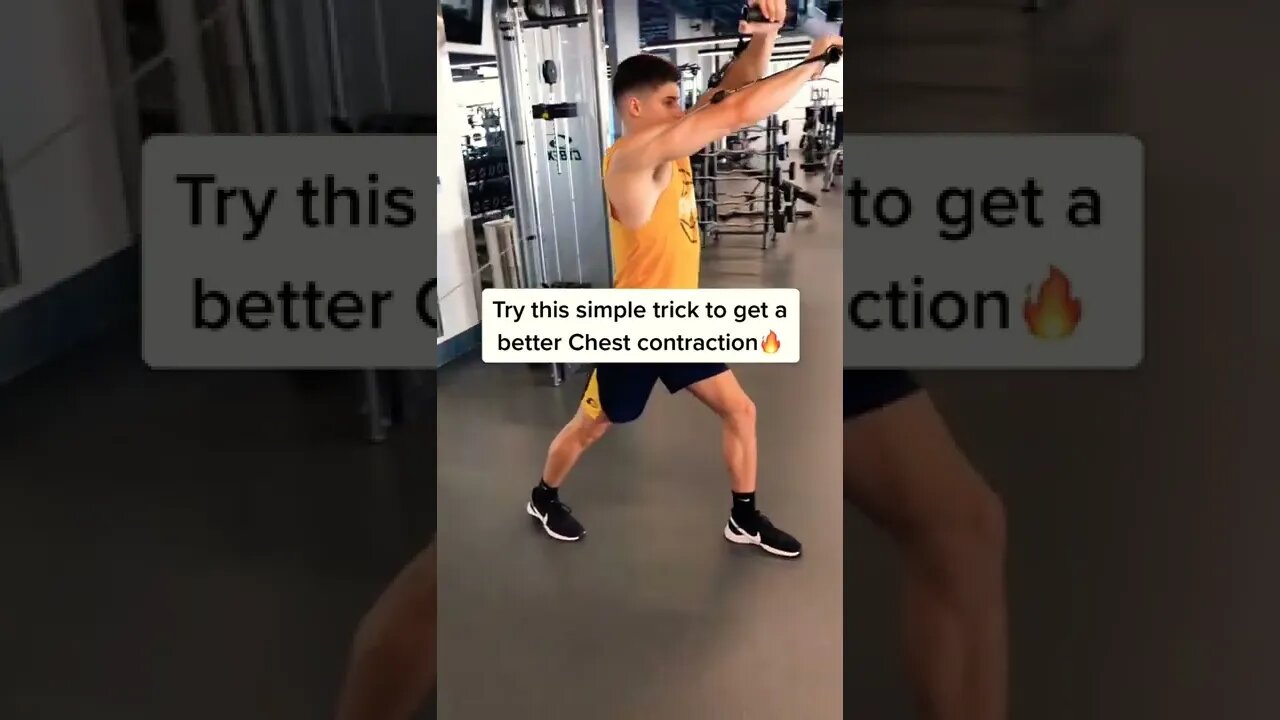 SIMPLE TRICK TO GET A BETTER CHEST CONTRACTION 🔥 #Shorts