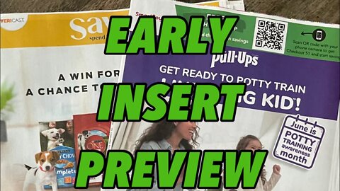 Early Inserts Preview | SmartSource & Save #couponingwithdee