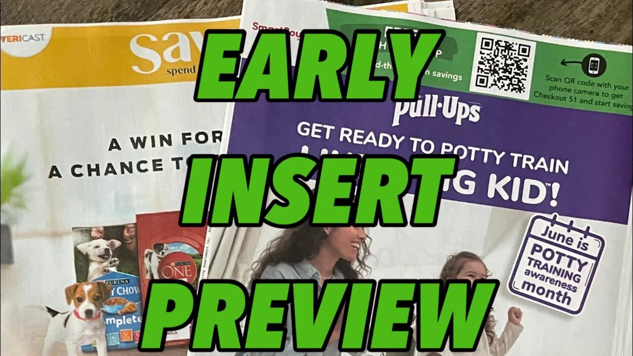 Early Inserts Preview | SmartSource & Save #couponingwithdee