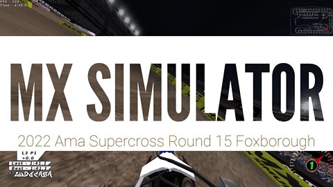 Mx Simulator 2022 Ama Supercross Round 15 Foxborough