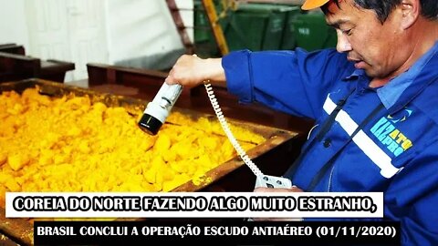 Coreia Do Norte Fazendo Algo Muito Estranho, Brasil Conclui A Operação Escudo Antiaéreo (01/11/2020)