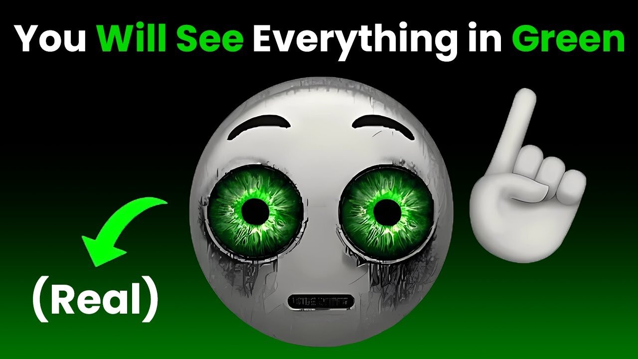 This Video will Make You See Everything in Green Color! 😱🟢