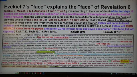 Ezekiel 7's FACE explains the FACE of Revelation 6