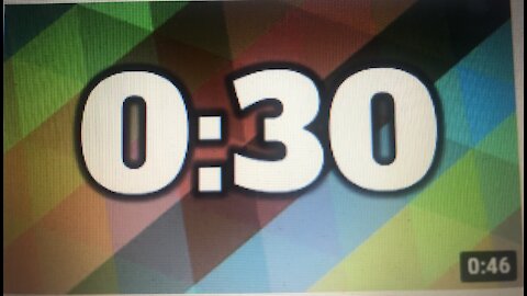COUNTDOWN TIMER ( v 679 ) 30 sec with sound music effects 4K