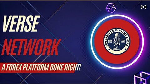 VERSE NETWORK! PASSIVE opportunity from FOREX traded THE RIGHT WAY! One of my FAVS! (Orange Pill)