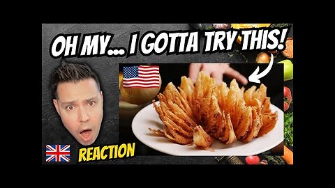 What's a Blooming Onion? HUNGRY Brit Reacts to American Dish!