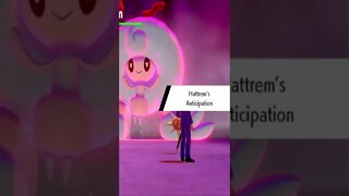 Pokémon Sword - Dynamax Hattrem’s Anticipation Ability