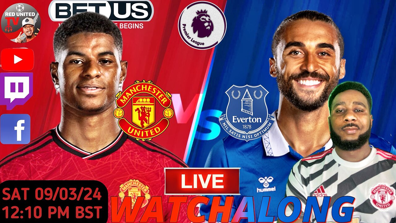 MANCHESTER UNITED vs EVERTON LIVE WATCHALONG - PREMIER LEAGUE | Ivorian Spice