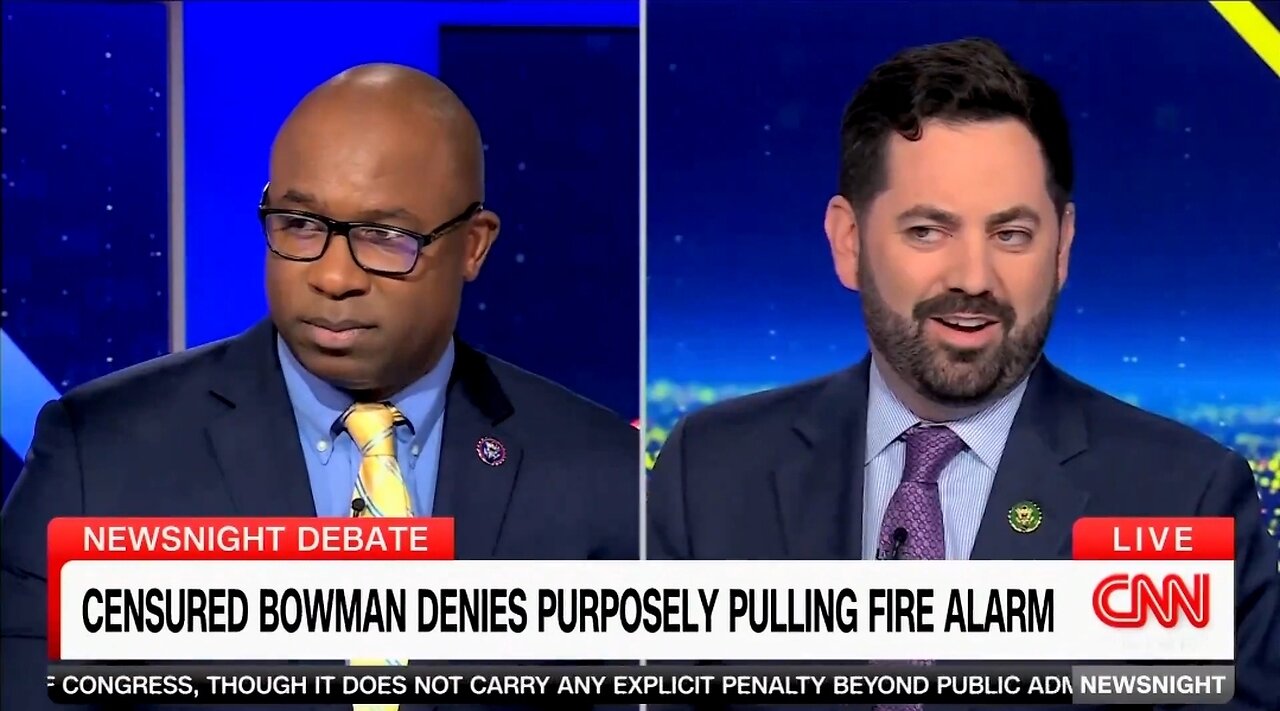 Rep Jamaal Bowman Continues to Deny He Pulled Fire Alarm to Delay A Vote