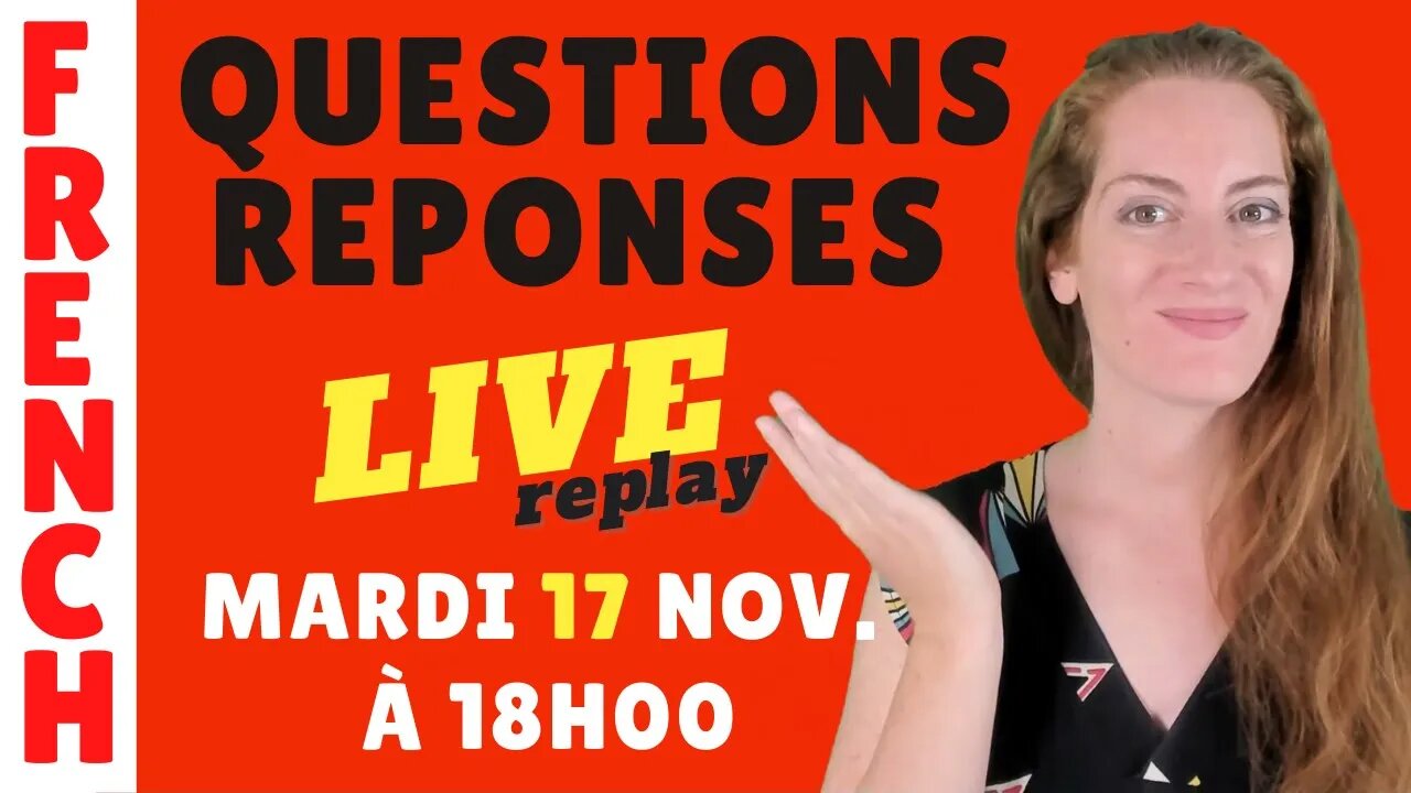 Direct : je réponds à vos questions sur la langue française