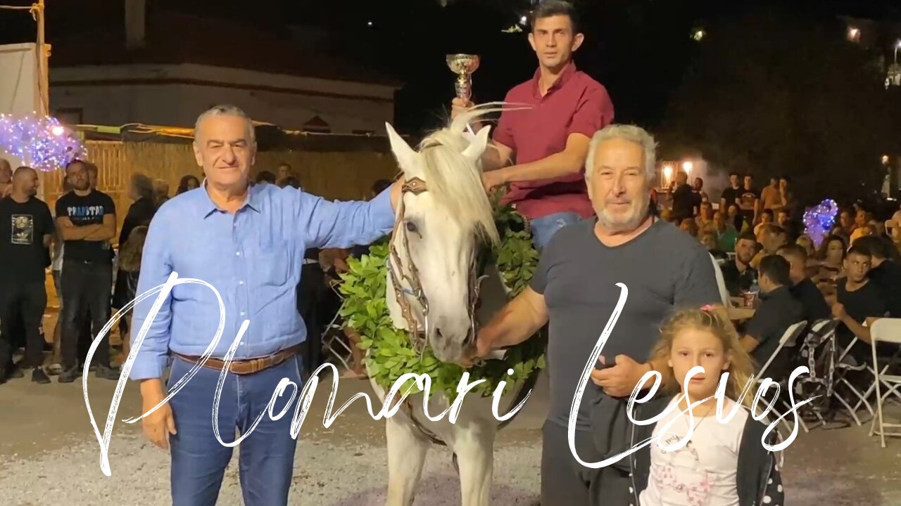 Festivities of Agios Modestos horse pageants Plomari Lesvos