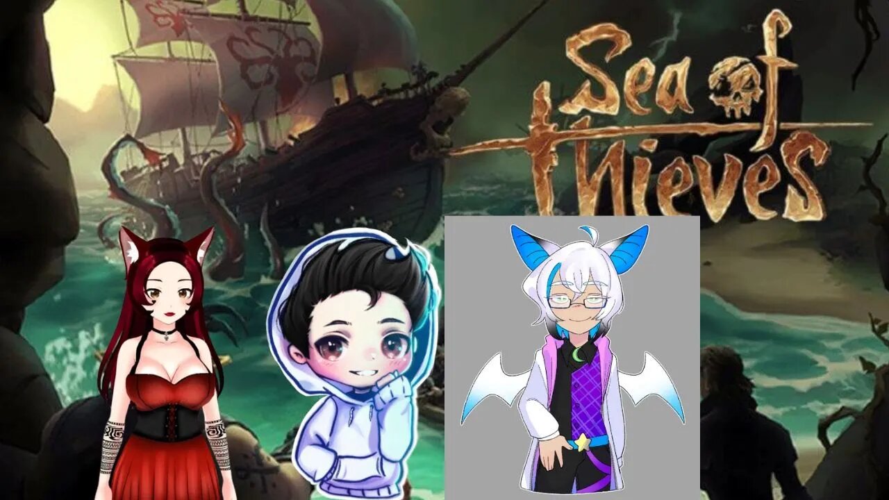 Sea of Thieves with a Ghost and a bat!