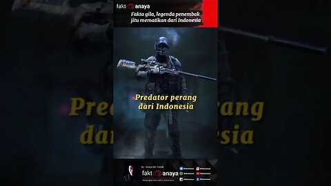 Fakta gila, legenda penembak jitu mematikan dari Indonesia #short