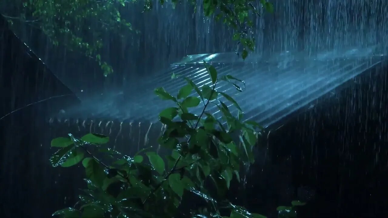 💤Enter Deep Sleep State with Heavy Rain︱Deep SLEEP, Relieve Stress, Meditate