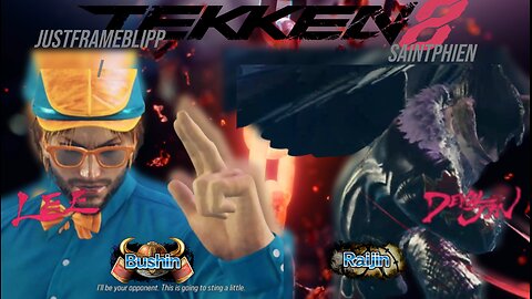 Tekken 8 Ranked - Road to Tekken King - JustFrameBlippi(Lee-Bushin) vs SaintPhien(Devil Jin-Raijin)