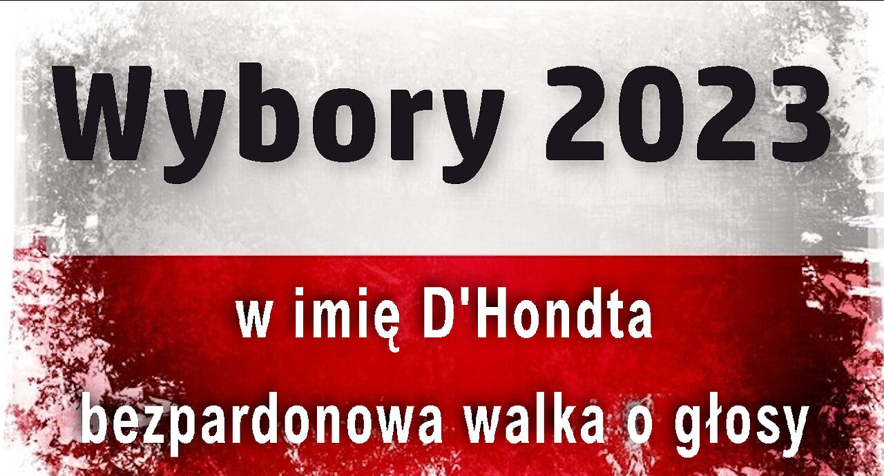 Wybory 2023 - w imię D'Hondta bezpardonowa walka o głosy. Zwycięży Polska, czy prywata.