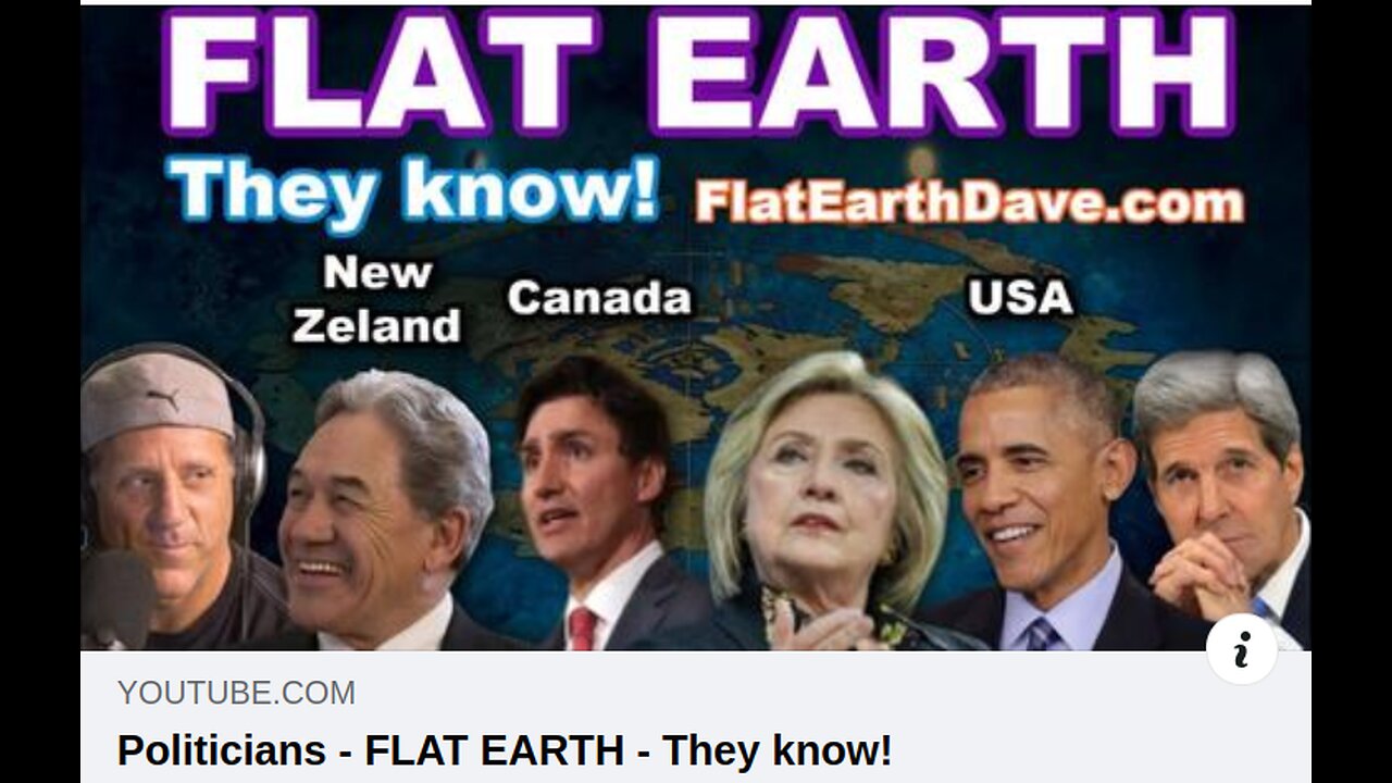 Politicians - FLAT EARTH - They know!