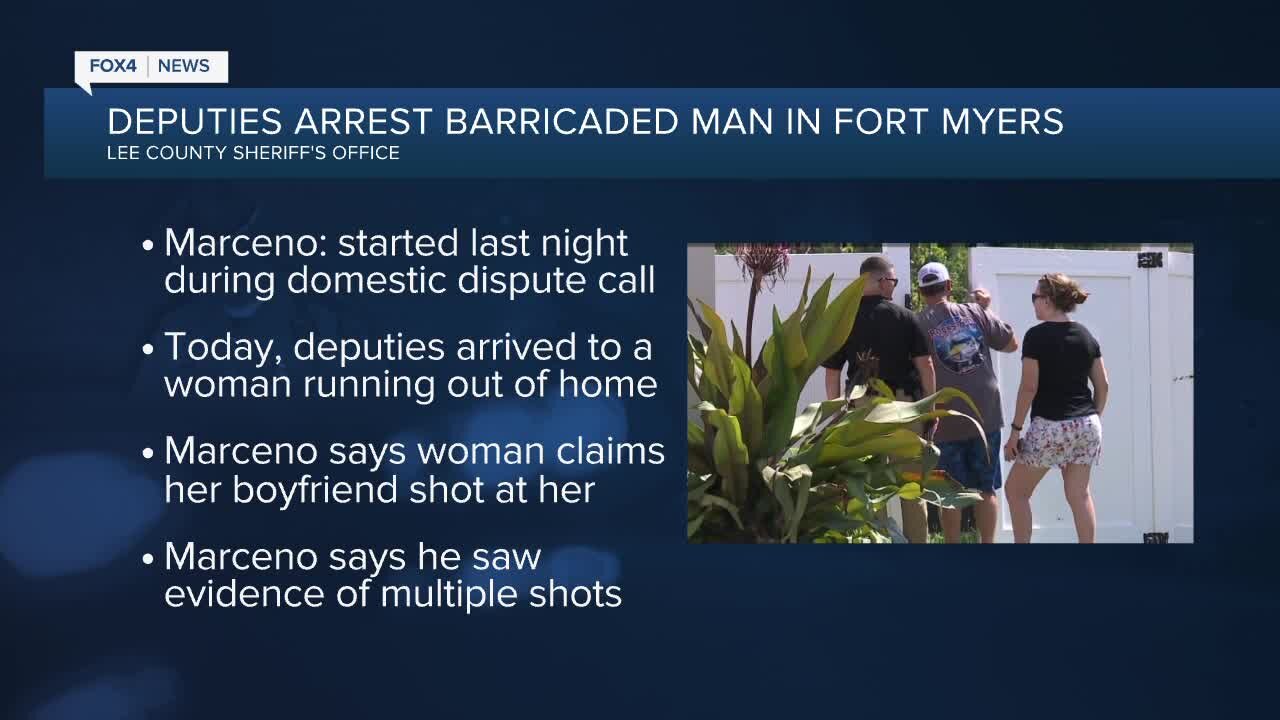 Barricaded suspect arrested in Fort Myers