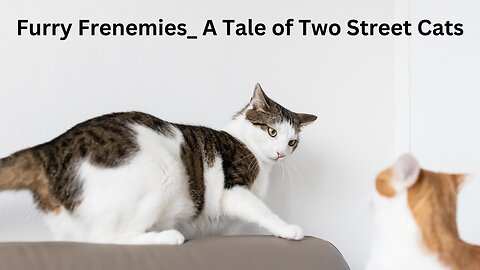 Furry Frenemies_ A Tale of Two Street Cats