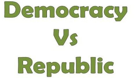 Democracy Vs Constitutional Republic - Dan Radio Style/On The Fringe