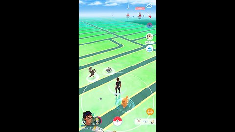 Playing Pokémon Go from my Living Room