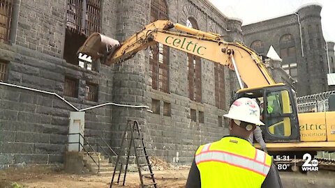 Gov. Hogan on hand for completed demolition of the Baltimore City Detention Center