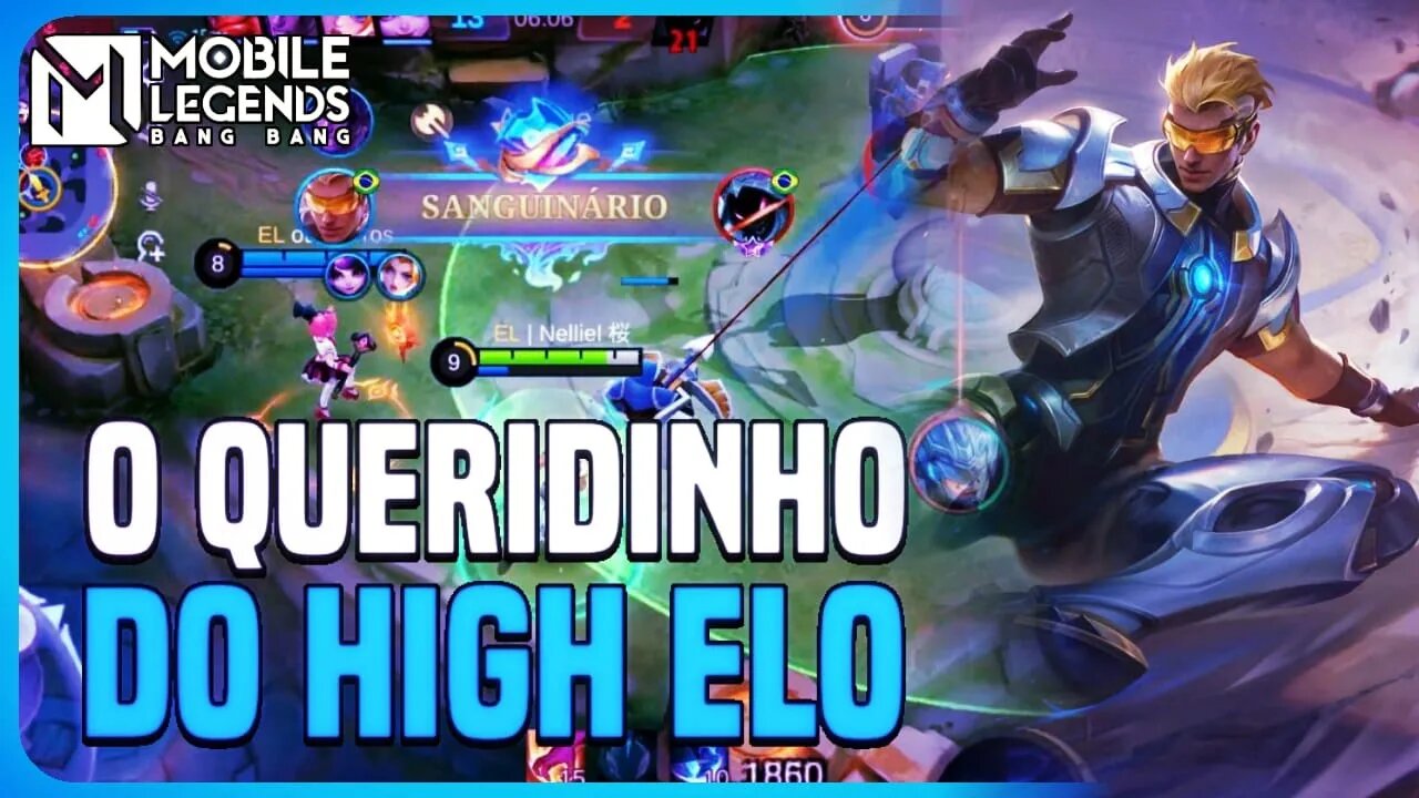 ESSE HERÓI É O SEGUNDO MAIS USADO DO HIGH ELO!! | BRUNO | MLBB