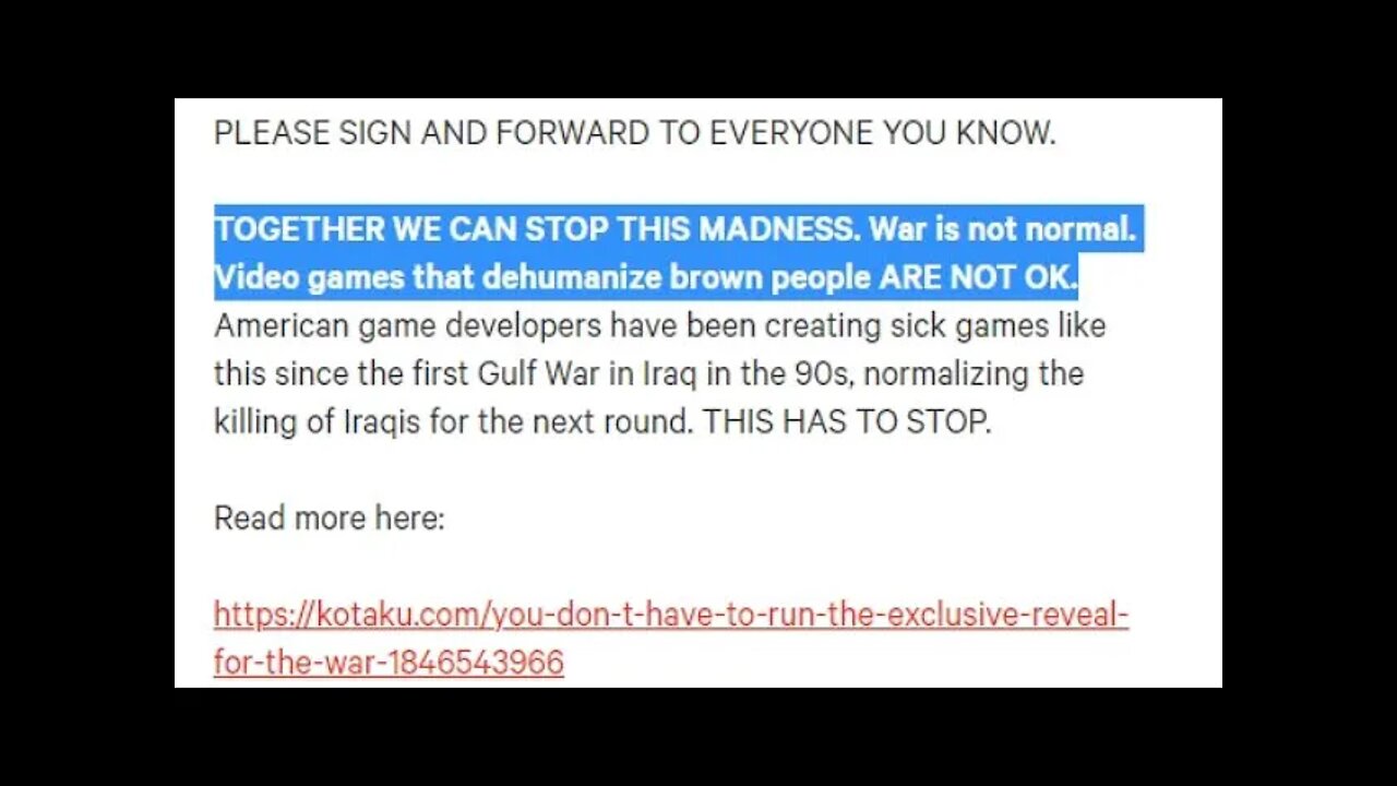 SJWs Blame Video Games For The Constant Wars In The Middle East