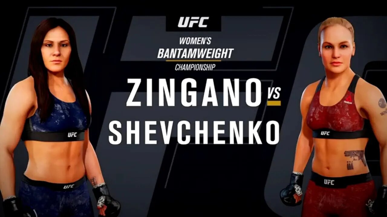 EA Sports UFC 3 Gameplay Valentina Shevchenko vs Cat Zingano