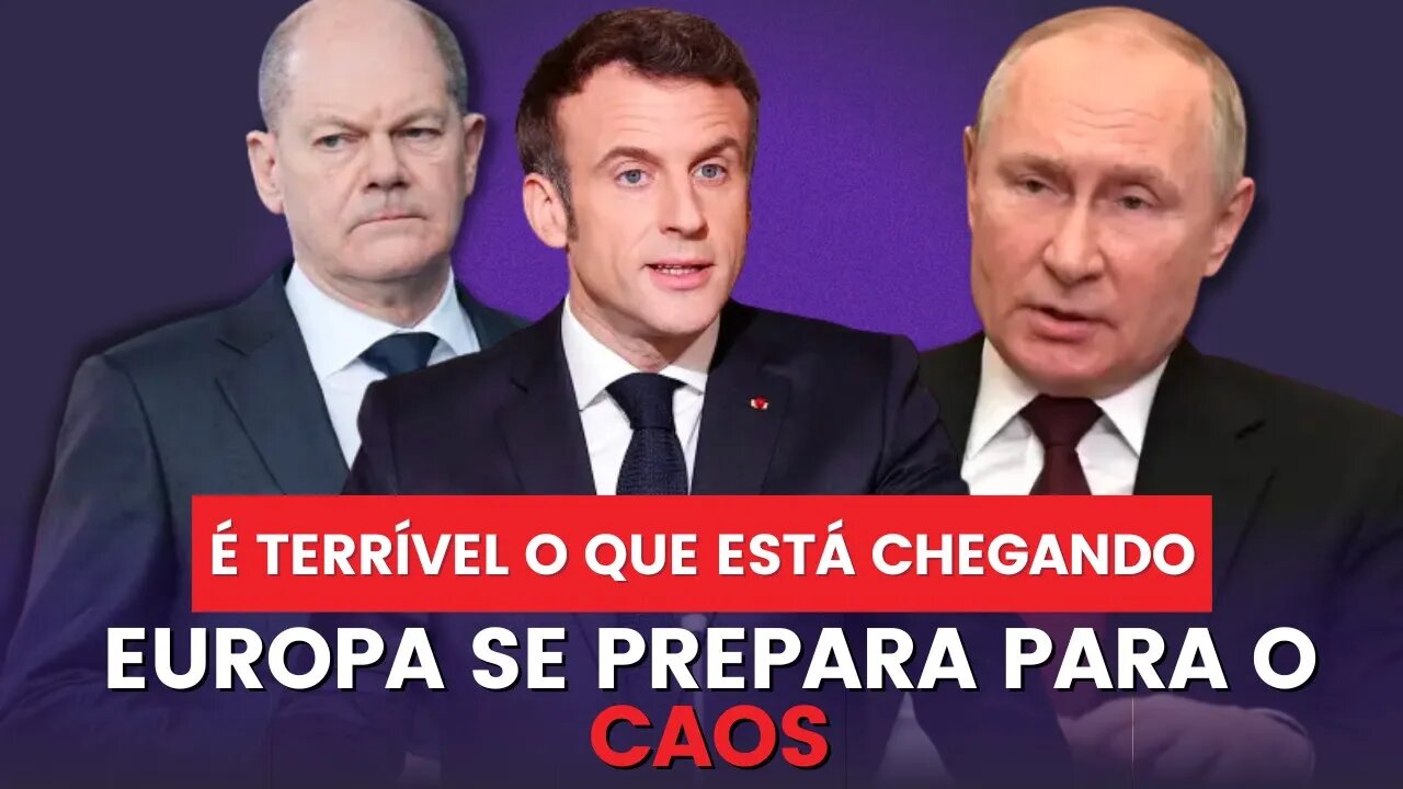 Europa se prepara para o "Cenário do Juízo Final". Caiu mais um e Macron avisa franceses