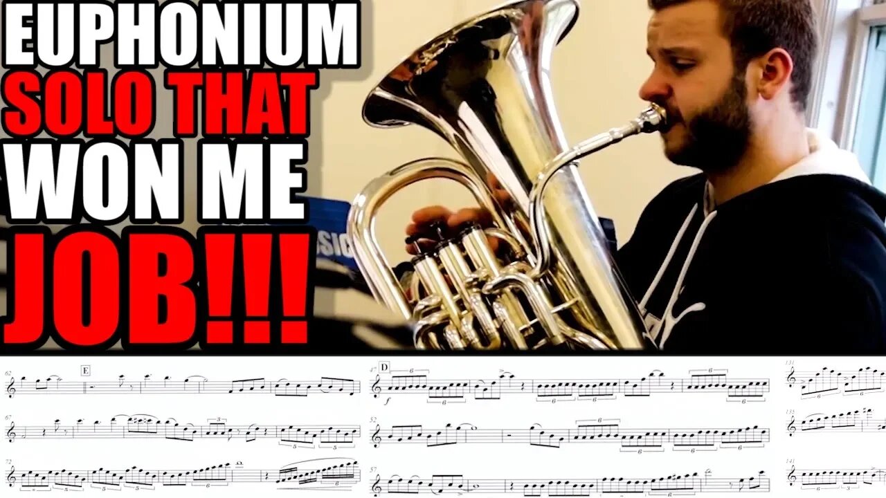 EUPHONIUM CONCERT THAT WON ME MY FIRST PROFESSIONAL JOB!!!