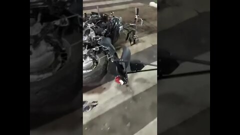 Motorista embriagado atinge nossa moto no Bonde #shorts