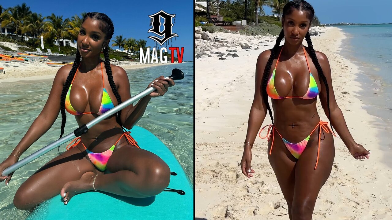 Gyattt! 43 Year Old Grandma Bernice Burgos Destroys The Beach During Vacation! 🏝