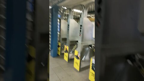 East 59th Street subway in New York City 2021.