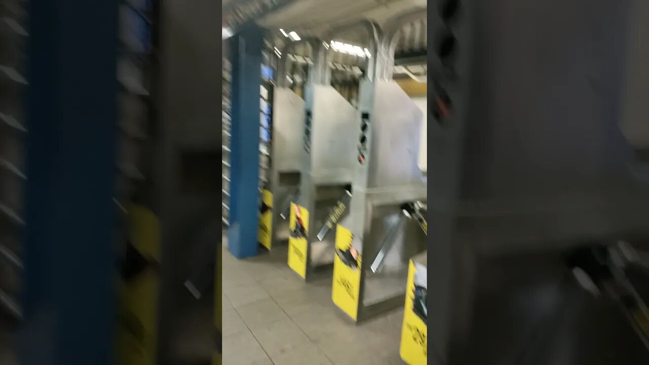 East 59th Street subway in New York City 2021.