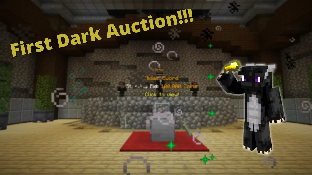 Experiencing my 1st Dark Auction: Hypixel Skyblock