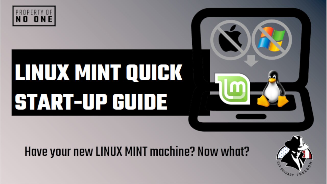 LINUX MINT QUICK START-UP GUIDE