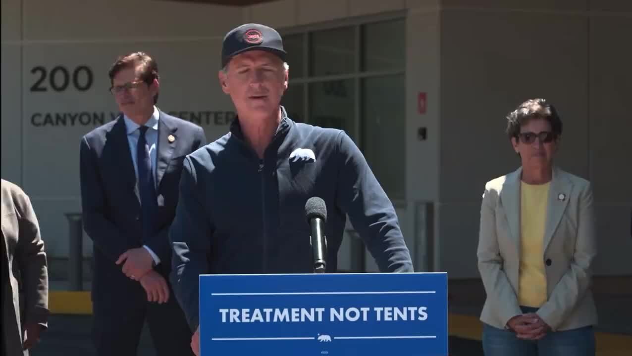 Gavin Newsom Claims that California Is the National Blueprint for Homelessness
