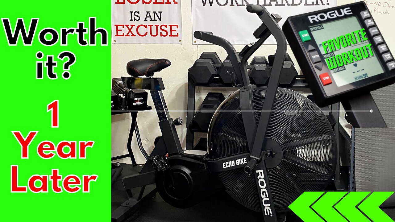 Is the Echo Bike Worth it | 1 Year Review | Favorite Echo Bike Workout