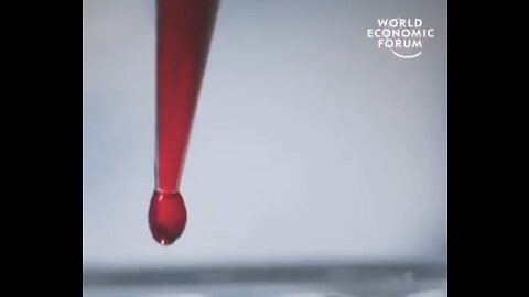 WEF advertisement promoting global blood passport, 2021