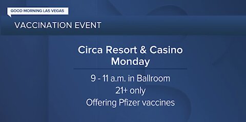 Vaccinations at Circa hotel-casino