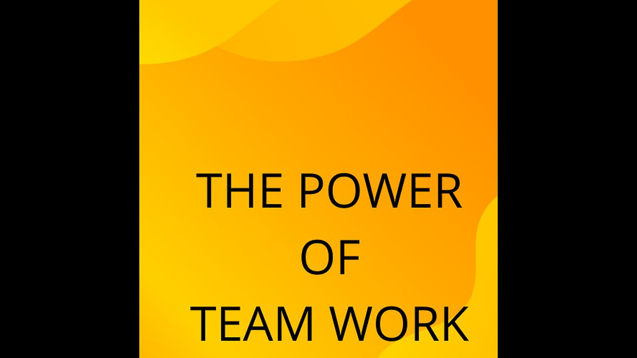 The Power Of Team Work (Cartoon Series)