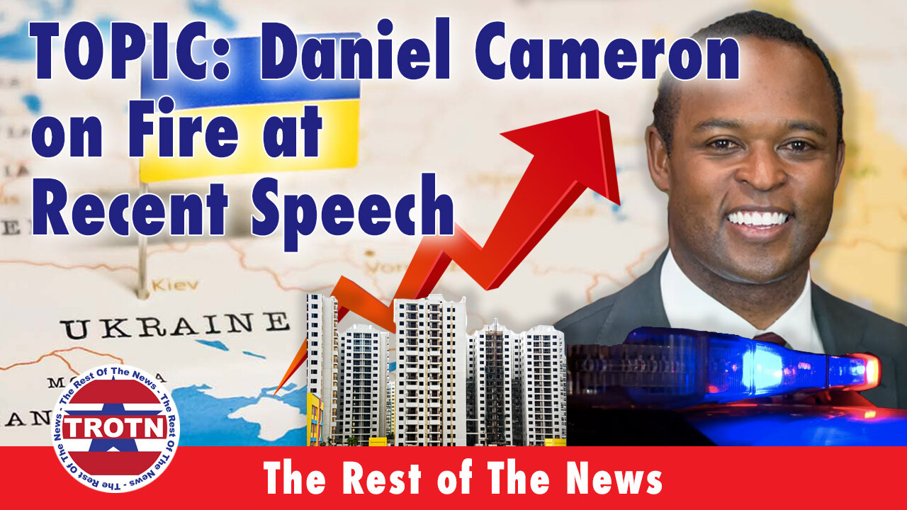 Daniel Cameron on Fire at Recent Speech