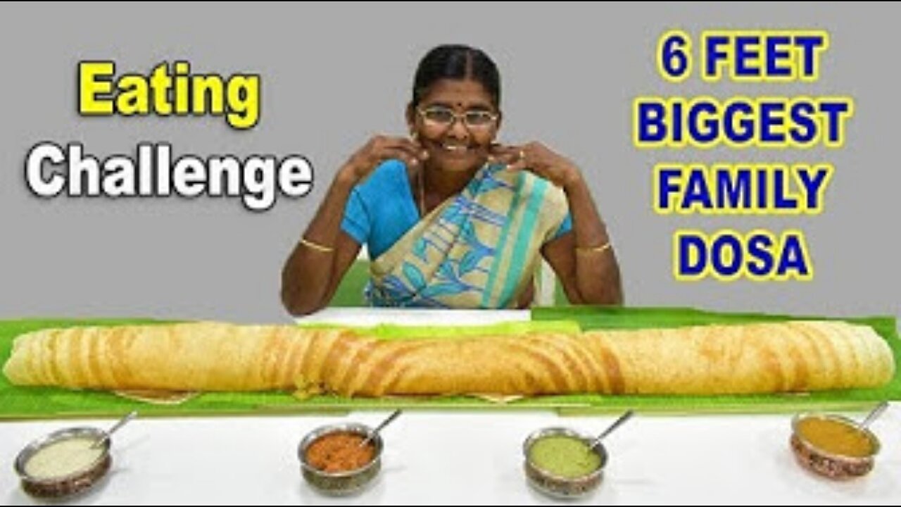 Family Dosa recipe 🤔, Biggest Dosa recipe