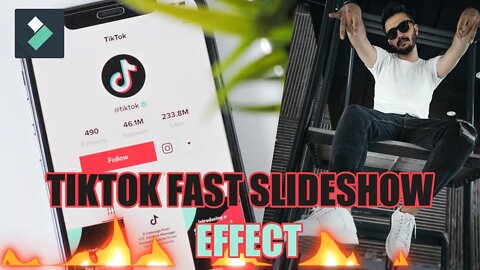 TIKTOK [FAST SLIDESHOW EFFECT] (WONDERSHARE FILMORA X) ||Tutorial||