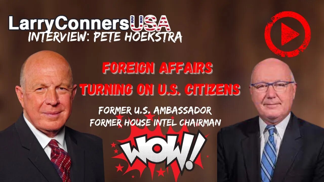 Larry Conners Interview with PETE HOEKSTRA