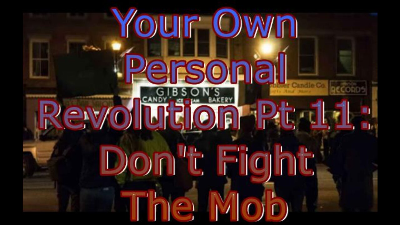 Your Own Personal Revolution Pt 11: Don't Fight The Mob