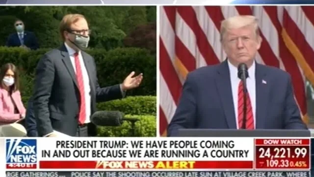 "Mr President When Will Americans Be Able To GET TESTED EVERYDAY?" Trump "VERY SOON!"