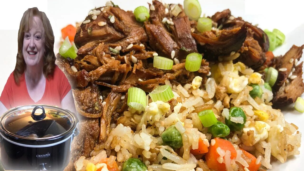 CROCKPOT TERIYAKI CHICKEN OVER EASY FRIED RICE RECIPE | Dump and Go Recipe