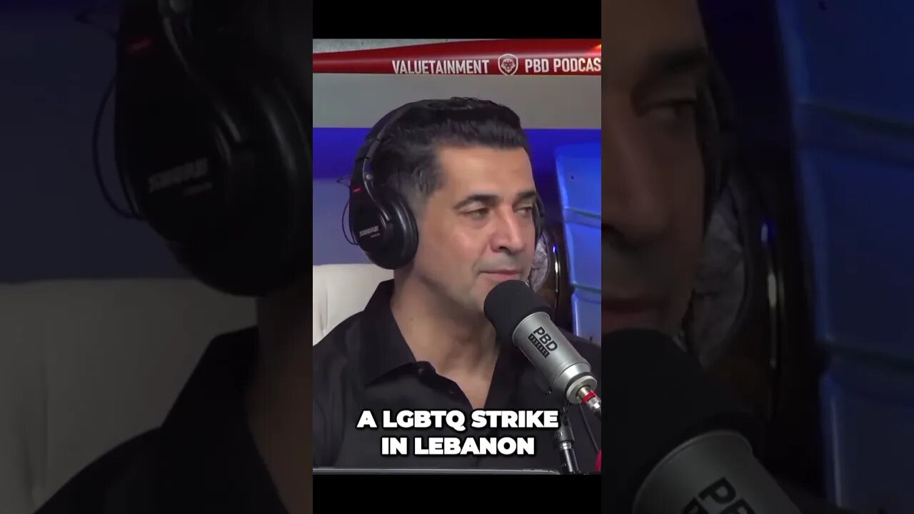 REACTION OF LBGTQ RALLY IN LEBANON! @VALUETAINMENT @PBDPodcast #yt #fypシ #youtubeshorts #trends